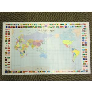 学習机用デスクマット用 世界地図 日本地図 台...の詳細画像1