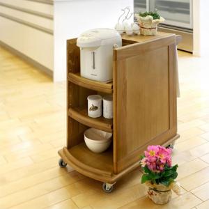 ポットワゴン キッチンワゴン 配膳ワゴン ポットワゴン キャスター付き 完成品（幅