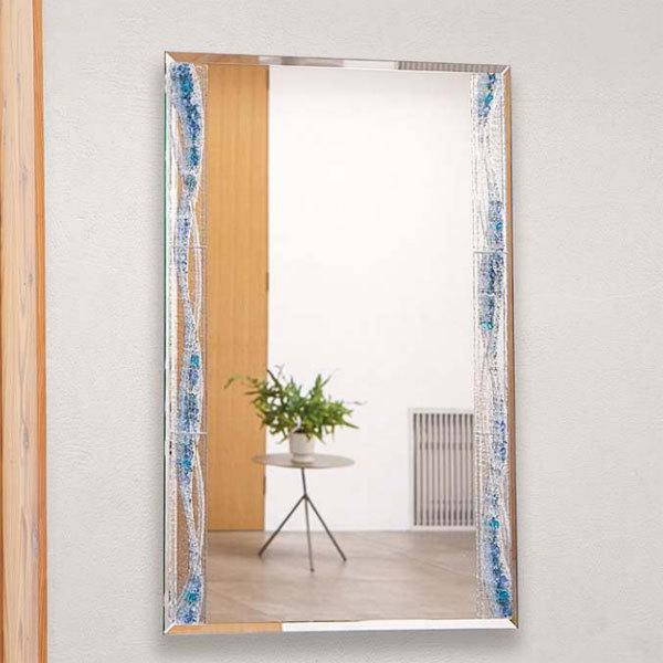 ウォールミラー おしゃれ モダン 北欧 吊り鏡 風水 国産 日本製 壁掛けミラー 壁掛け鏡