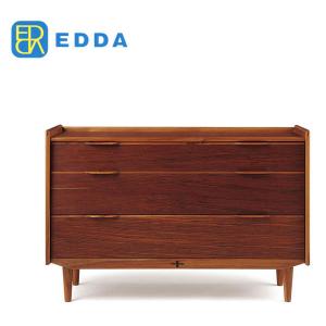 Leaf-handle スモールチェスト□ミニチェスト 3段チェスト タンス 収納