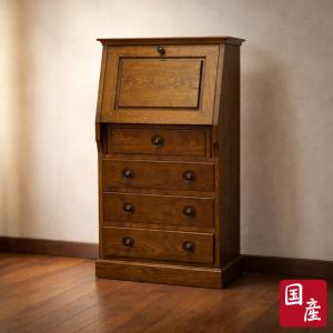 ライティングデスク ライティングビューロー 80 デスク 机 勉強机 国産