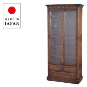 コレクションボード アンティーク コレクションケース ガラス 幅80cm