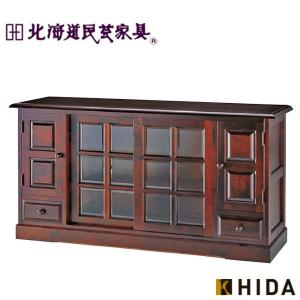 水屋箪笥 茶箪笥 食器棚 和家具 民芸調家具 アンティーク タモ無垢