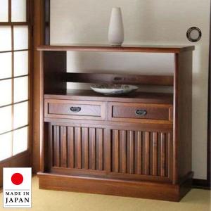 飾り棚 和風 和室 屋久杉 おしゃれ 八重衣 40 完全受注生産 大川産