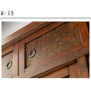 水屋箪笥 食器棚 引き戸 茶箪笥 和風 和室 ...の詳細画像2
