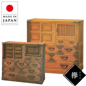 屋久杉 飾り棚 和風 茶棚 高級 サイドボード 完成品 リビングボード