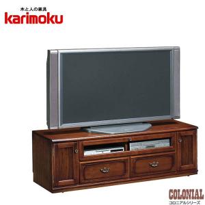 COLONIAL（カリモク家具） カリモク サイドボード アンティーク ガラス