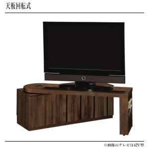 カリモク テレビボード 回転式 テレビ台 おし...の詳細画像5