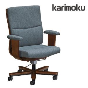 カリモク家具（KARIMOKU FURNITURE） カリモク 書斎チェア 本革張
