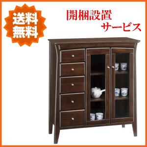 曙工芸製作所 ステンドキャビネット ガラス アンティーク サイドボード