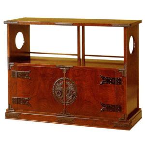 茶箪笥 茶棚 和茶棚 銀河 FK-307 幅85.5cm 欅 ケヤキ : 戸田家具