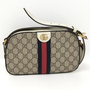 【中古】GUCCI オフィディア ショルダーバッグ GGスプリーム PVC レザー 681064｜interior-collection