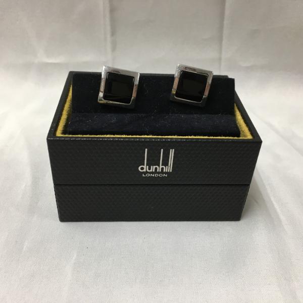 【中古】dunhill カフス ブラック [jgg]