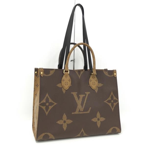 【中古】LOUIS VUITTON オンザゴーMM 2WAY トートバッグ モノグラム リバース ジ...