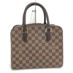 【中古】LOUIS VUITTON ハンドバッグ トリアナ 手提げ ダミエ エベヌ N51155