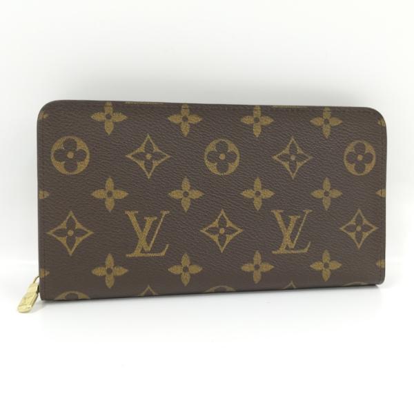 【中古】LOUIS VUITTON ポルトモネ ジップ ラウンドファスナー長財布 モノグラム M61...