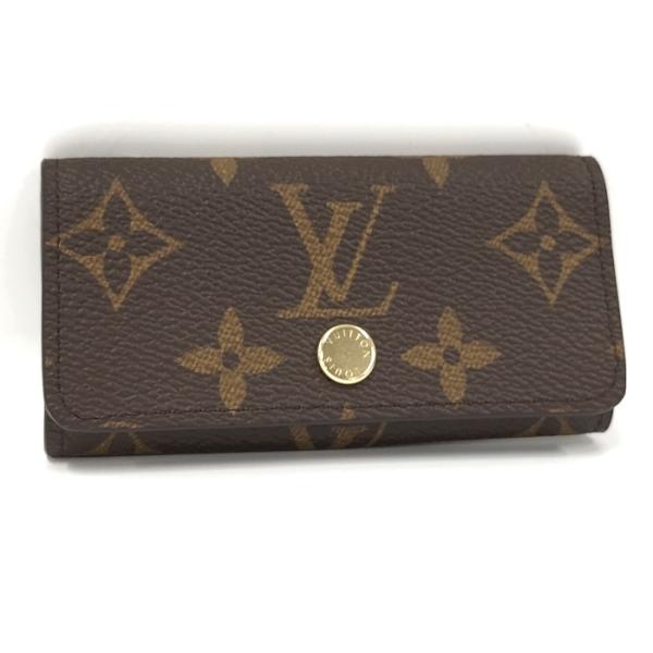 【中古】LOUIS VUITTON ミュルティクレ4 4連 キーケース モノグラム M69517