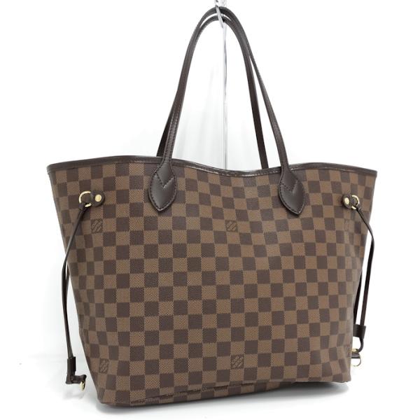 【中古】LOUIS VUITTON ネヴァーフル MM トートバッグ ダミエ エベヌ N51105