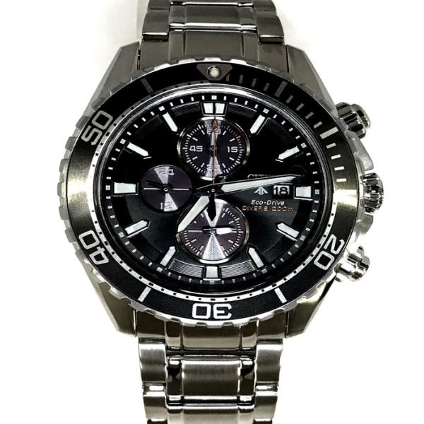 【中古】CITIZEN シチズン プロマスター エコドライブ クロノ メンズ ソーラー B612-S...