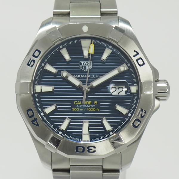 【中古】TAG Heuer アクアレーサー 自動巻き SS ネイビー文字盤 WAY2012