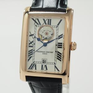 【中古】FREDERIQUE CONSTANT カレ ハートビート メンズ 腕時計 自動巻き SS ホワイト文字盤 FC-315MWR4C24｜interior-collection