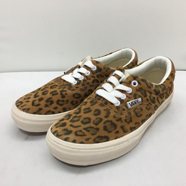 【中古】VANS レディース スニーカー アニマル柄 ブラウン系 23.0cm [jgg]