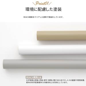 カーテンレール シングル 木製 ウッド 北欧 ...の詳細画像1