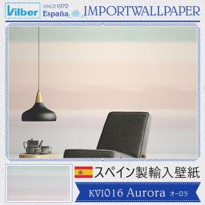 壁紙 輸入壁紙 張り替え 自分で おしゃれ スペイン製 不織布フリース Tibetan Aurora オーロラ 68cm×10m巻き1本 Vilber Vilber C-F-1