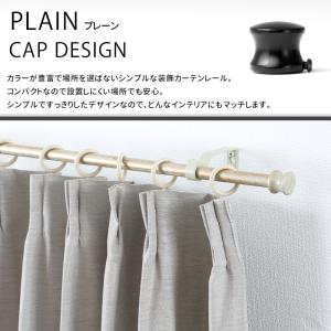 カーテンレール シングル アイアン おしゃれ ...の詳細画像2