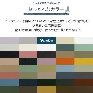 塗料 ペンキ 壁紙 diy 壁紙の上から塗れる...の詳細画像4