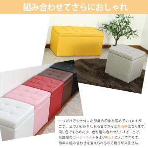 スツール 収納 おしゃれ 二人掛け 収納ベンチ...の詳細画像3