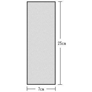 メーカー直送 透明OPP袋 S7-25 ：100枚入 幅7cm×長さ25cm