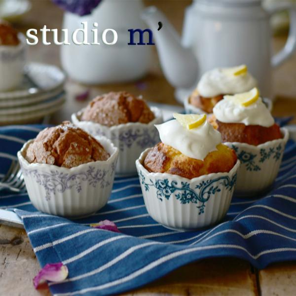 スタジオエム マルミツポテリ｜オードリー（AUDREY）｜ココット マフィン型 アフタヌーンティ 花...