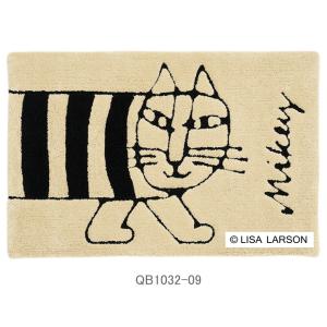 リサラーソン ラグマット おしゃれ 北欧 LISA LARSON クラシックマイキー 手洗い可能 裏面滑りにくい加工 約90X140cm｜interior-fuji
