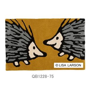 リサラーソン 玄関マット おしゃれ 北欧 LISA LARSON おしゃべりイギー 手洗い可能 裏面滑りにくい加工 約50X80cm