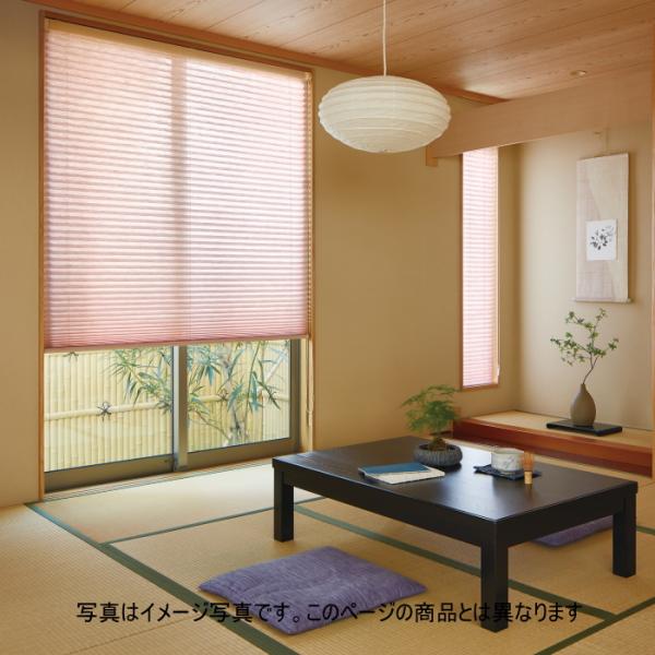 プリーツスクリーン もなみ 25mm ニチベイ ひじり M5025〜M5029 シングルスタイル（チ...