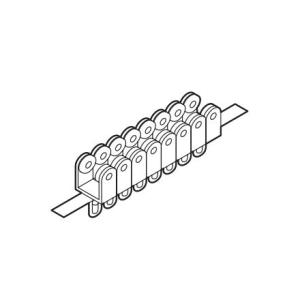 カーテンレール トーソー TOSO 曲げれるレール コーナー窓 出窓 リフレ 部品  ランナー（8ケ入り）