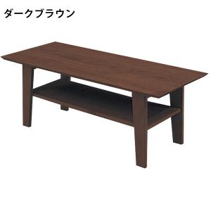 机 テーブル センターテーブル 105 長方形 棚付き リビングテーブル リビング 木製 おしゃれ リビングインテリア｜interior-moka224
