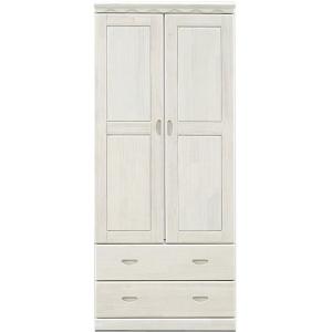 ワードローブ 日本産 クローゼット 白 ホワイト ブラウン おしゃれ 木製 洋服収納