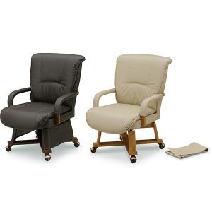 ユアサプライムス ダイニングチェアー PWX-AK570(DB) キャスター付き