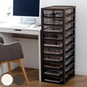 コクヨ レターケース 透明引き出し B4横 10段 LC-YBG10M