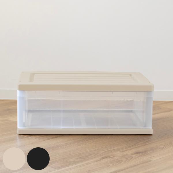 収納ケース ワイド収納ケース ドリーム 1段 引き出し 約 高さ23cm モノトーンカラー 同色2個...