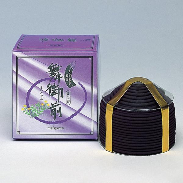 舞御前 煙少香 うずまき線香 14巻 （ 線香 渦巻き お彼岸 仏壇 法事 進物 ）