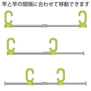 洗濯ハンガー よくばりポール 物干し ( 洗濯...の詳細画像2
