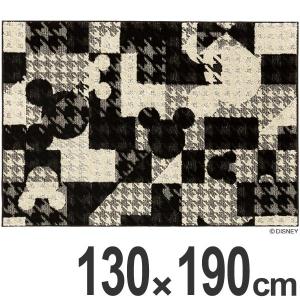 ラグ　スミノエ　ミッキー　ジオメトリーサークルラグ　130×190cm （ ディズニー カーペット 絨毯 ）｜interior-palette