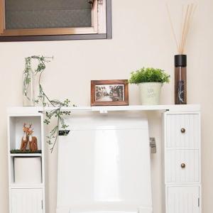 トイレ収納 スタッキングdeトイレ収納天板 （ トイレ用品 収納 天板 スタッキング コーナーラック 台 ）