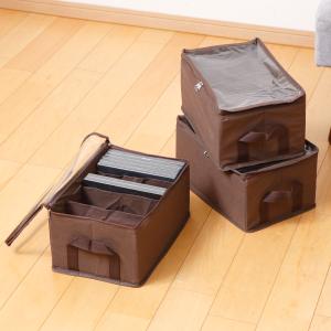 東洋ケース（TOYOCASE） 収納ボックス DVDサイズ 幅30×奥行20×高さ15cm