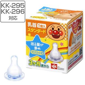 乳首　スタンダードタイプ　クロスカット　替え乳首　日本製　KK-295 KK-296 対応　アンパンマン　キャラクター （ 替え ちくび 予備 ベビー用品 ）｜interior-palette