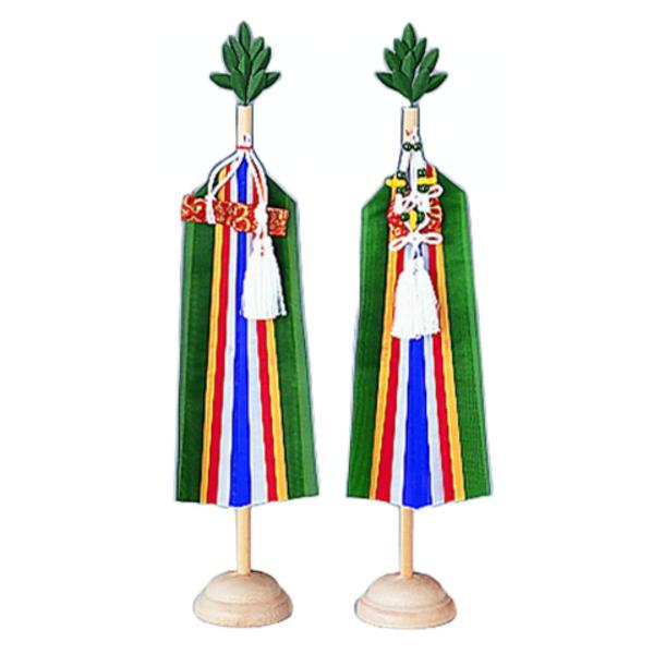 真榊 （ まさかき 神事 祭壇 神棚 神具 五色絹 神棚用神具 日本製 ）