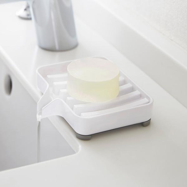 山崎実業 MIST 水が流れるソープトレー ミスト （ 4903208032490 ソープディッシュ...